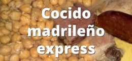 Cocido madrileño express